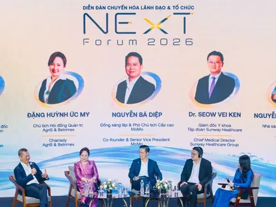 Ảnh bài báo: Hơn 1.000 lãnh đạo doanh nghiệp ASEAN hội tụ tại NExT Forum 2026